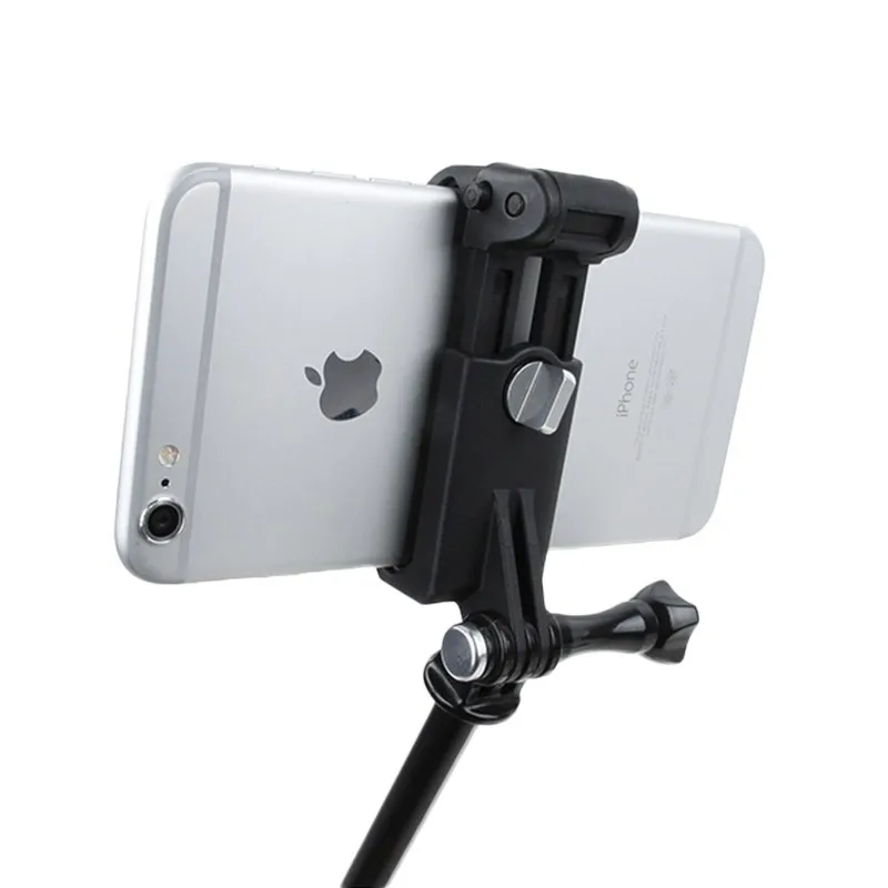 Выдвижной держатель для смартфона iPhone Samsung HTC Huawei сотовый телефон на Gopro Hero