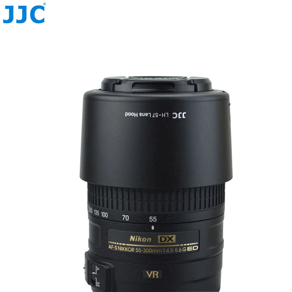 JJC байонетная бленда объектива для Nikon AF S NIKKOR 55 300 мм f/4 5 6G ED VR зум объектив на D500 D7500