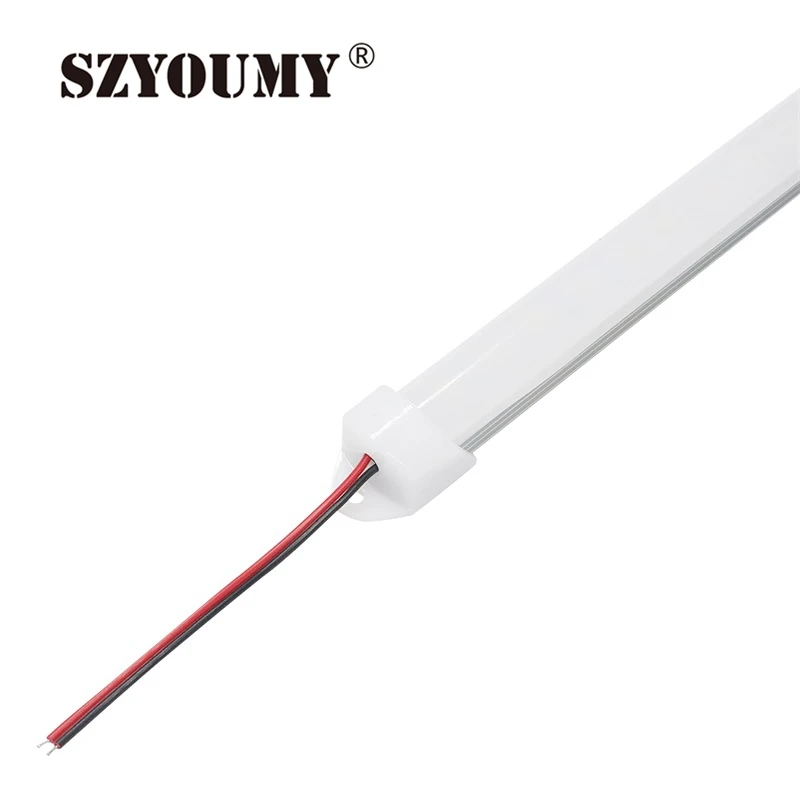 SZYOUMY 100 шт. 50 см 7020 светодиодная жесткая полоса 12 В постоянного тока