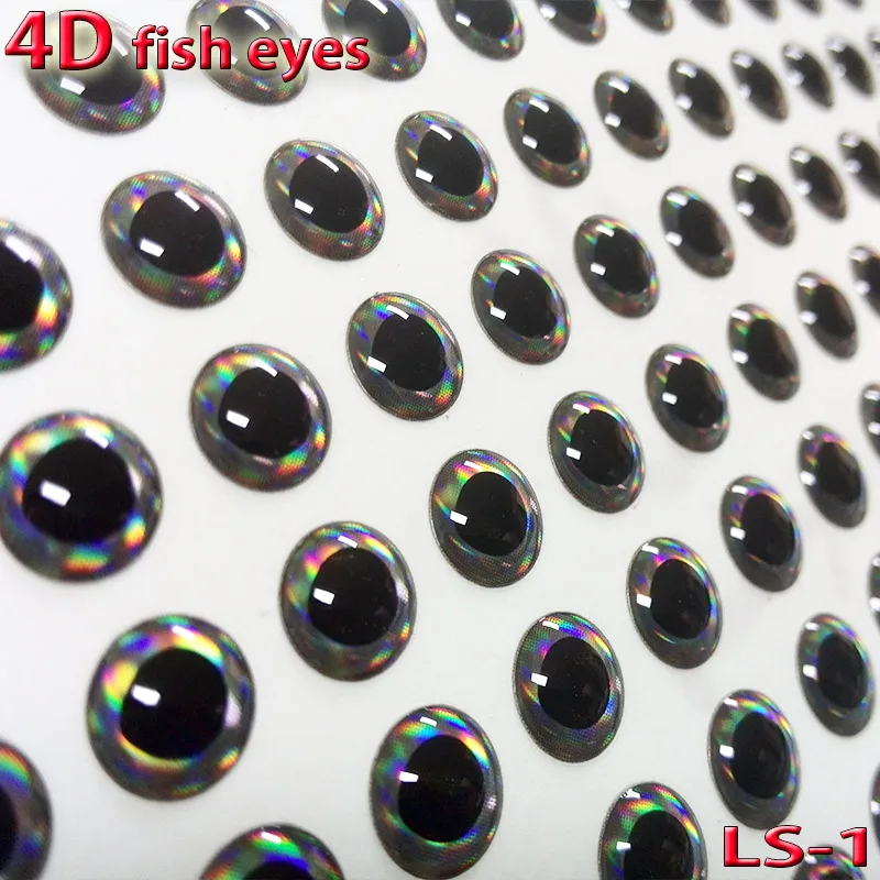 Новые поступления 4D рыба приманка для рыбалки с глазками глаза 4 вида тип цвет спецэффектов в глаза 500 шт./лот очень реалистичная его красивая