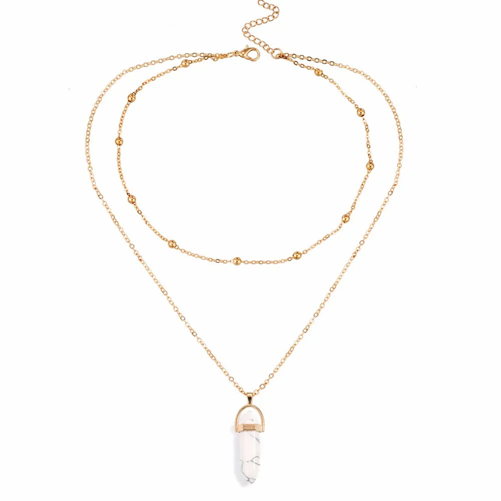 Женское Ожерелье чокер из камня золотистого цвета|crystal pendant necklace|choker fashion necklaceschoker
