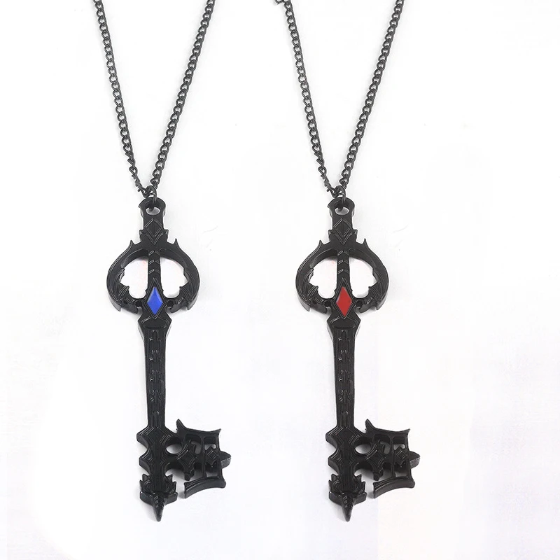 Ожерелье с черным лезвием ключа из игры Kingdom Hearts Sora Roxus модные ювелирные изделия