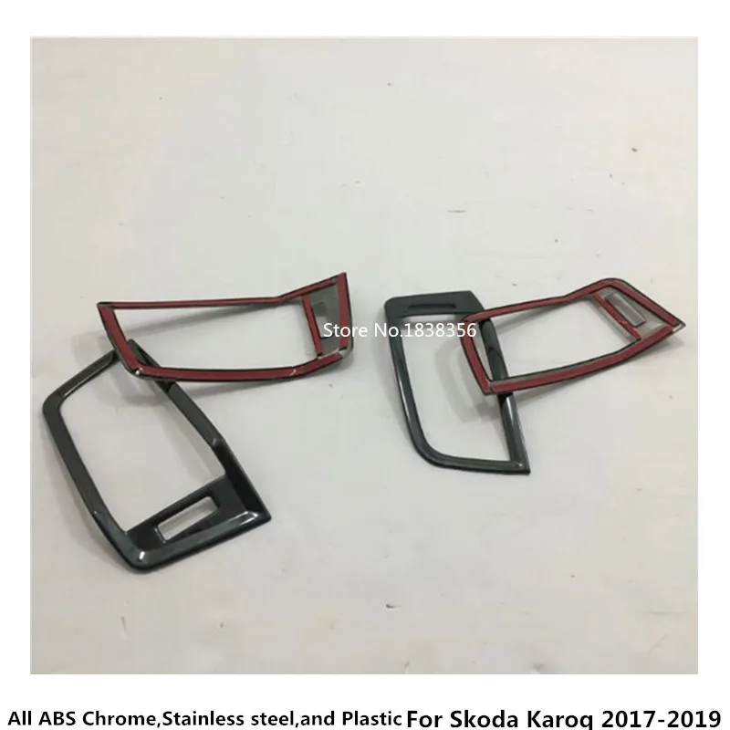 Для Skoda Karoq 2017 2018 2019 2020 2021 автомобильный выключатель из нержавеющей стали (правый +