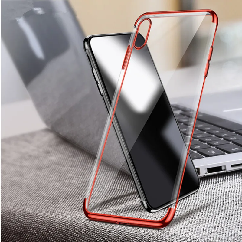 Прозрачный чехол для iPhone XS Max мягкий силиконовый Ультратонкий с покрытием XR