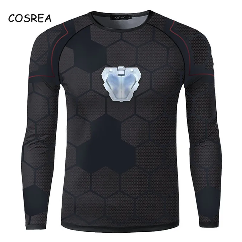 Футболка для бега Marvel, футболка с изображением Тони Старка, Железного человека, черная футболка с 3d рисунком Таноса Локи, модные пуловеры для мальчиков
