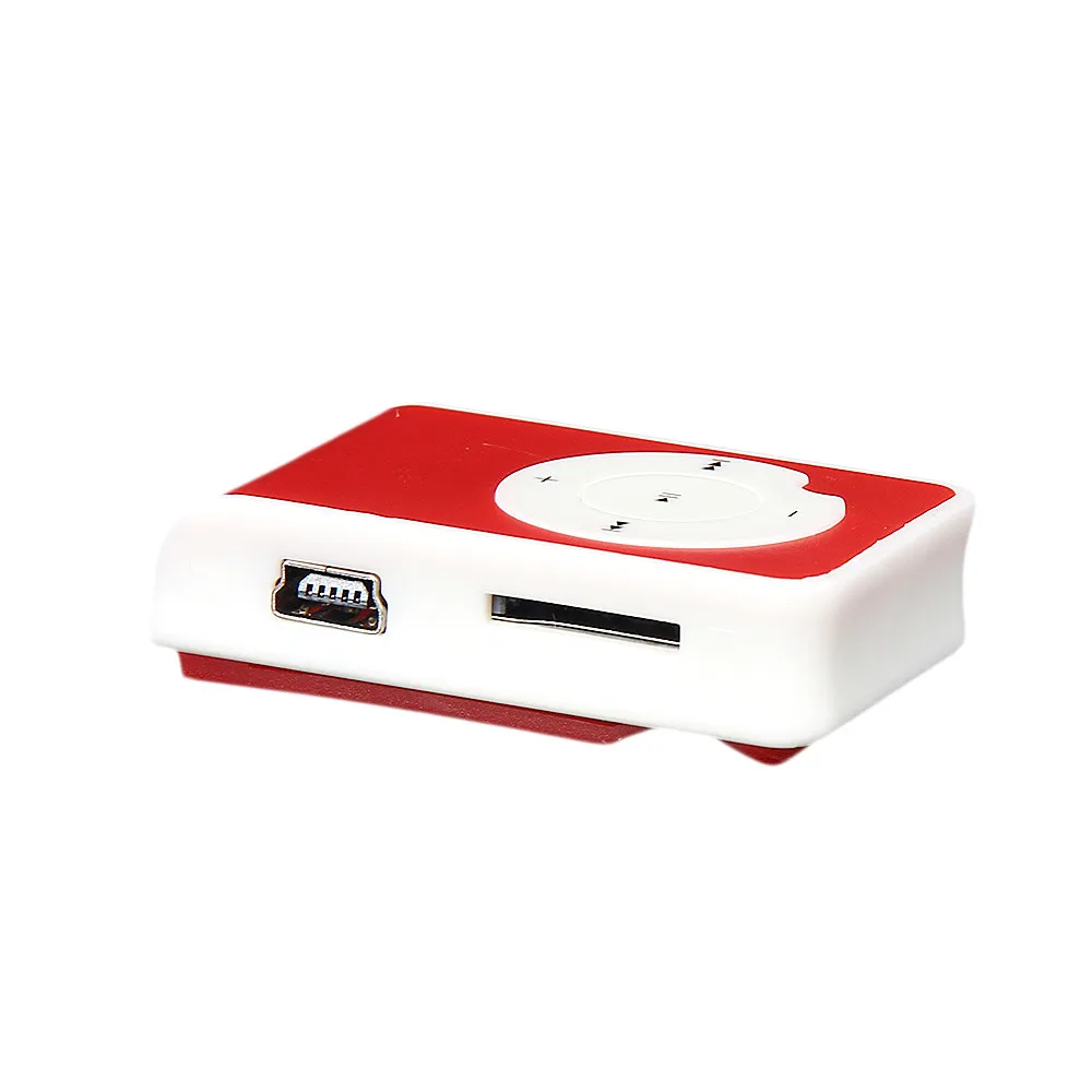 Портативный MP3-плеер Музыкальный плеер мини металлический зажим USB MP3 Поддержка Micro SD TF карта медиа l926#3
