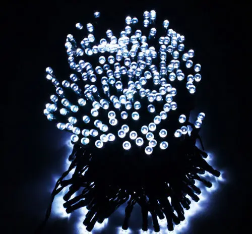 12 м 100 Светодиодная панель на солнечных батареях сказочные гирлянды лампы для