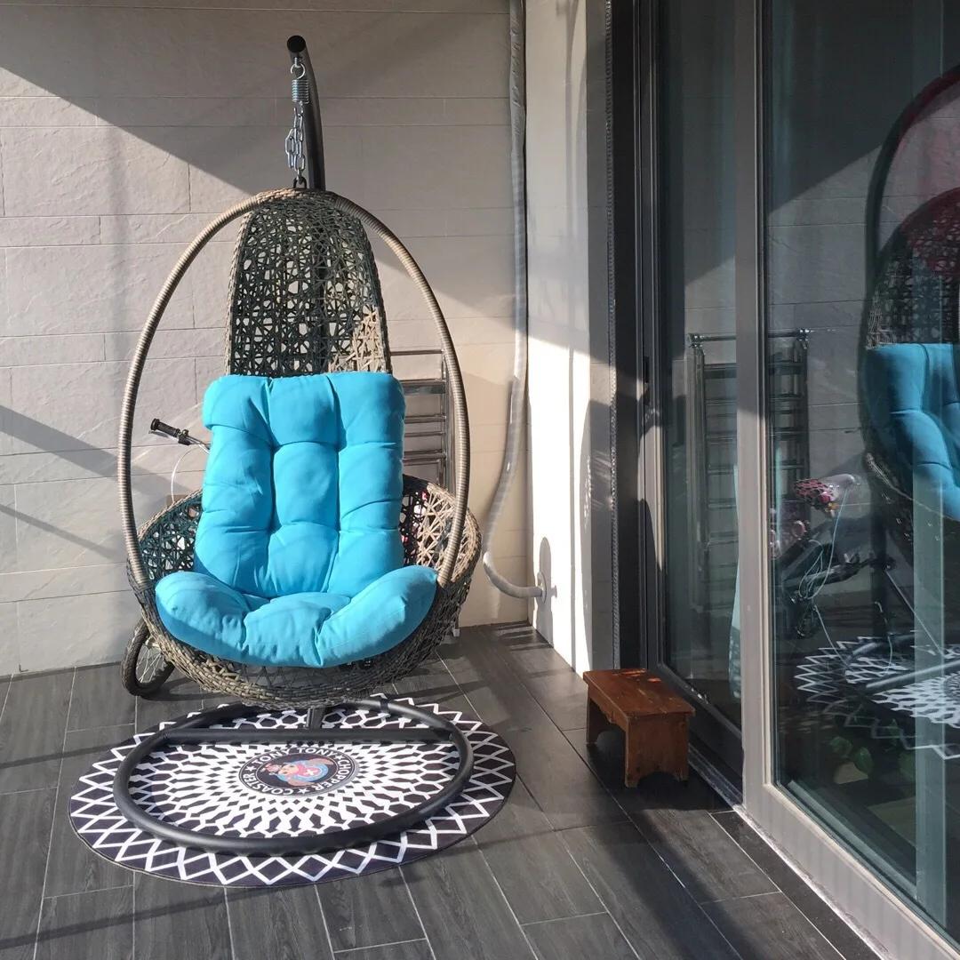 Luxury European Mandala Round Carpet Non-slip Mats Simple Home Yoga Computer Chair Basket Floor Mat Decor Can Be Washed | Дом и сад