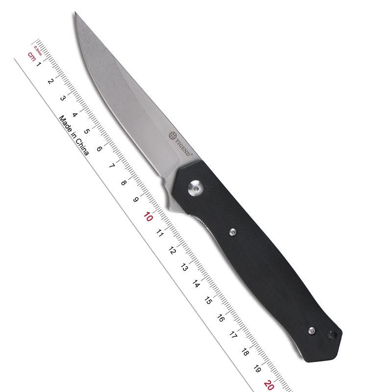 Складной нож Tigend 1067 складной D2 blade G10 CF ручка для резки шариков охотничьи