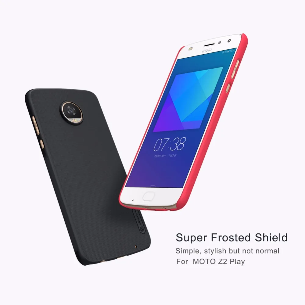 For Motorola Moto Z Play Case Nillkin Frosted PC Hard Back Cover for Z2 with gift |