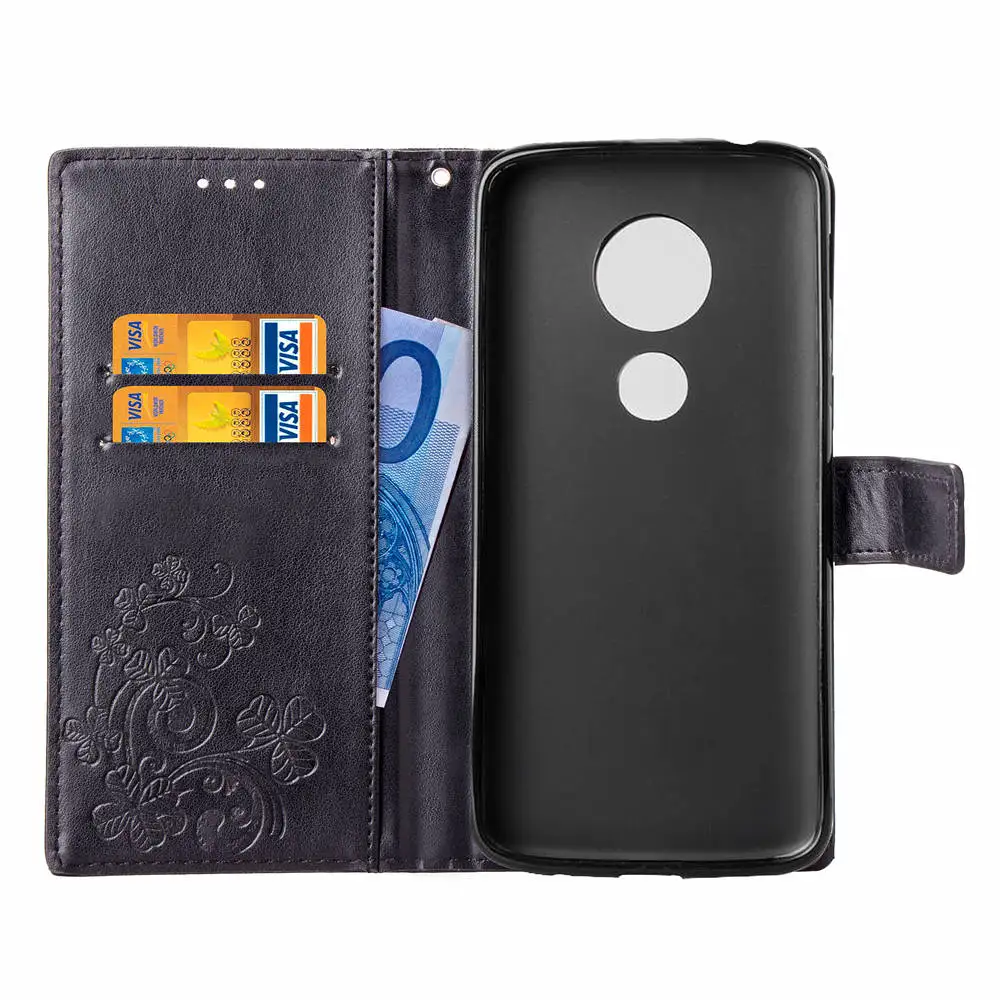 Phone Case For Motorola E5 G6 Play Flip PU Leather Back Cover Silicone Moto G6play Wallet Smartphone Bag Coque Funda | Мобильные