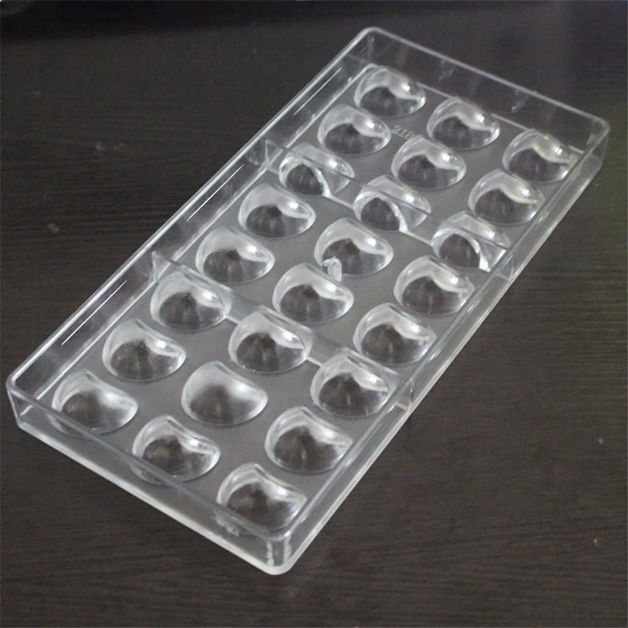 1 шт. 24 полости в форме Луны жесткая фотоформа для торта|polycarbonate chocolate moulds|polycarbonate