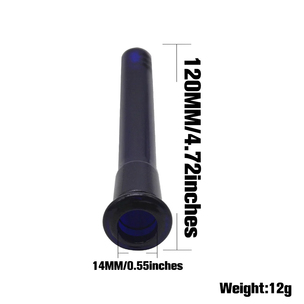 120MM Premium Acrylic Downstem Diffuser 14mm 18mm Male Female Joint Colorful Plastic Down Stem Glass Banger Water Pipes |