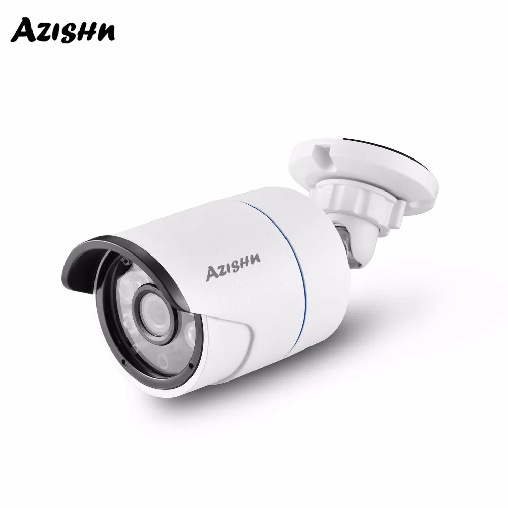 AZISHN 48V POE IP камера безопасности 3.0MP 2304x1296 Onvif Обнаружение движения RTSP ИК светодиоды