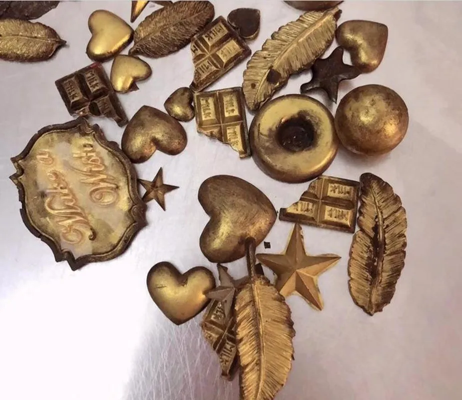 Послушание Звезда Сердце лист силиконовые формы шоколад Fimo глины конфеты Fondant