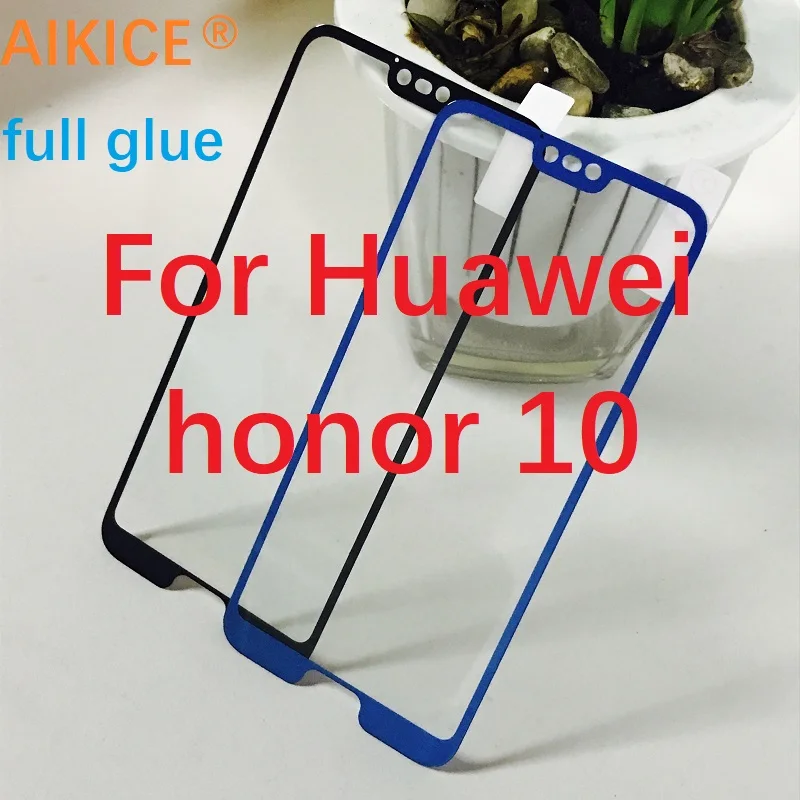 Закаленное стекло для Honor 10, защита экрана с полным покрытием для Huawei Honor 10, закаленное стекло с полным покрытием, защитная пленка