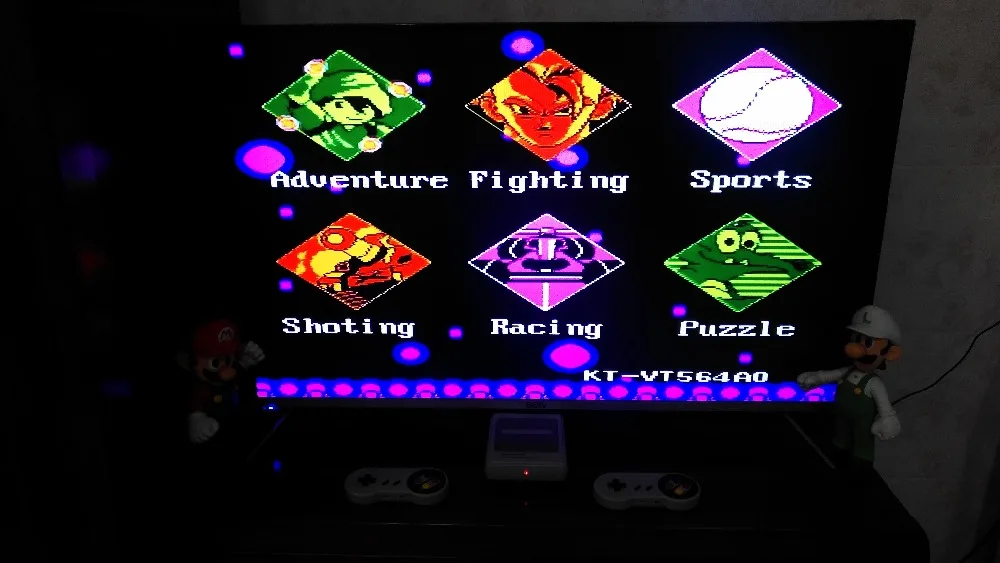 Беспроводная Ретро Мини ТВ Видео игровая консоль Ретро игровая консоль для Nes 8 битных игр с 557 встроенными играми двойные геймпады