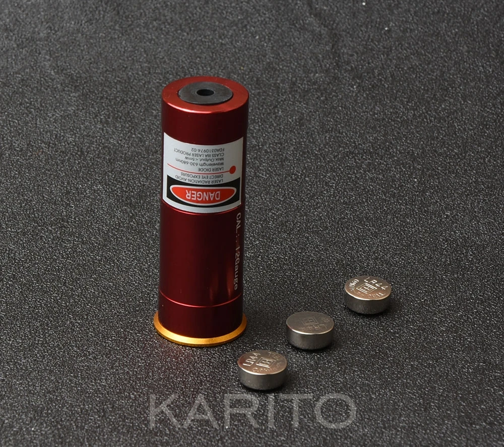 Cal 12 г Калибр Shotung Red Dot лазерный алюминиевый сплав Boresight CAL картридж Диаметр Sighter для прицела охота M4858