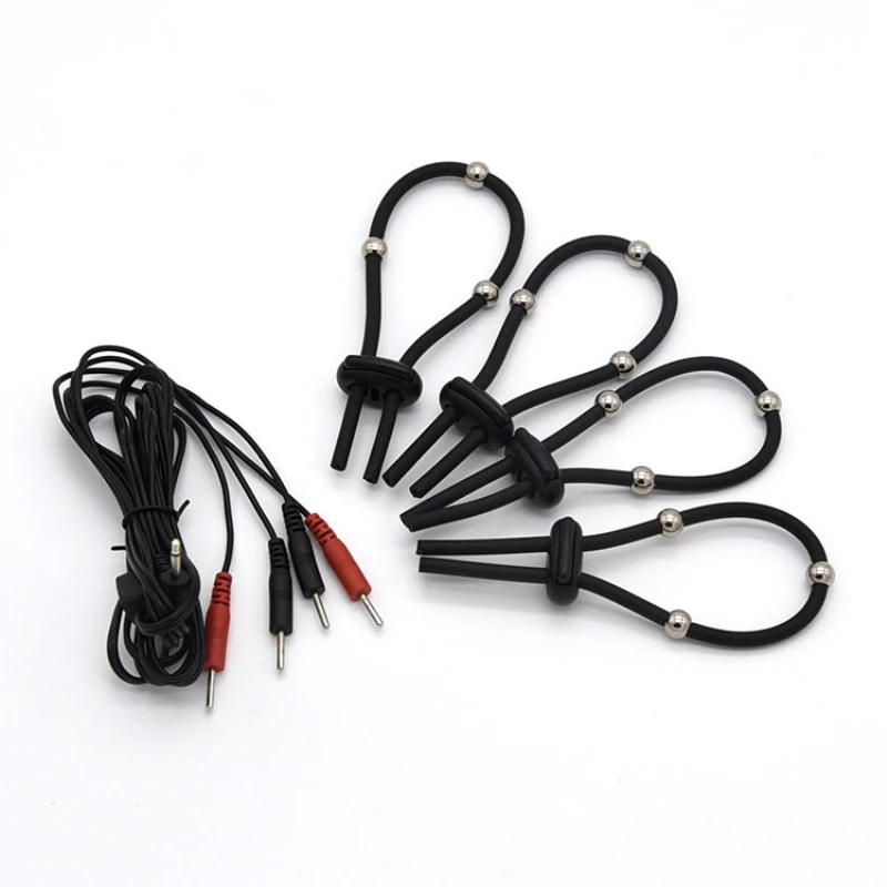 3 машина на выбор Электрический шок 4 черное кольцо для пениса электрошоковая