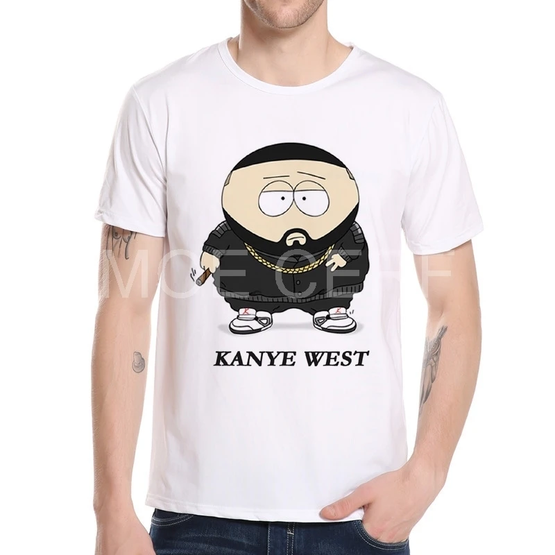 Новинка 2020 футболка с ручной росписью в стиле хип-хоп эскиз Kanye West Big Bang модная