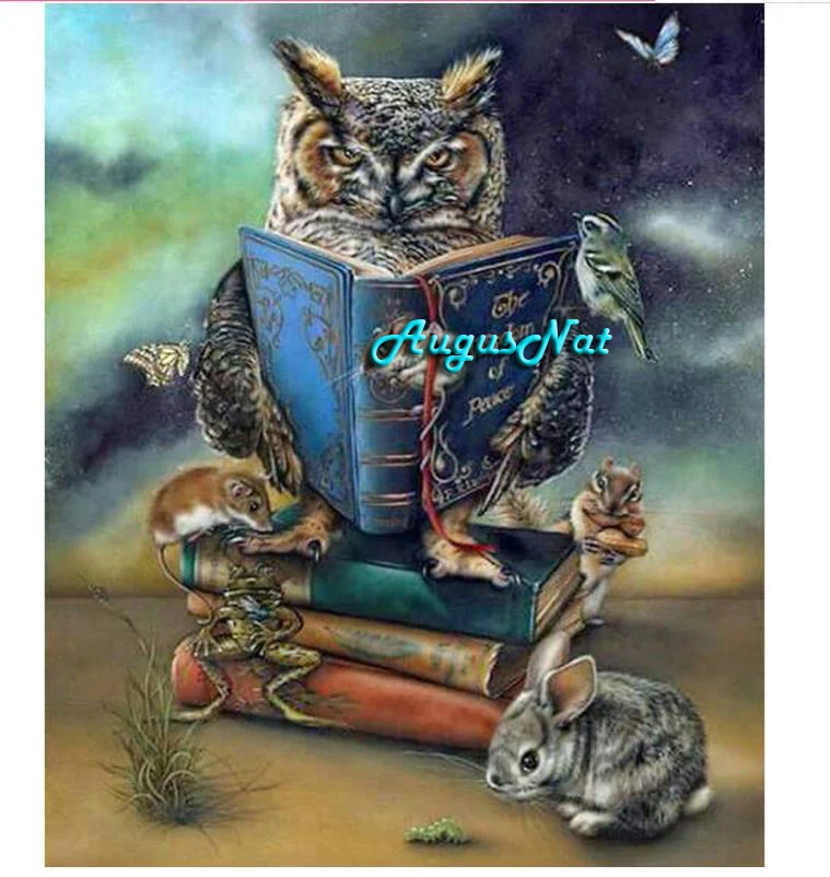 Квадратные квадратные книжные наборы для рукоделия настенное искусство