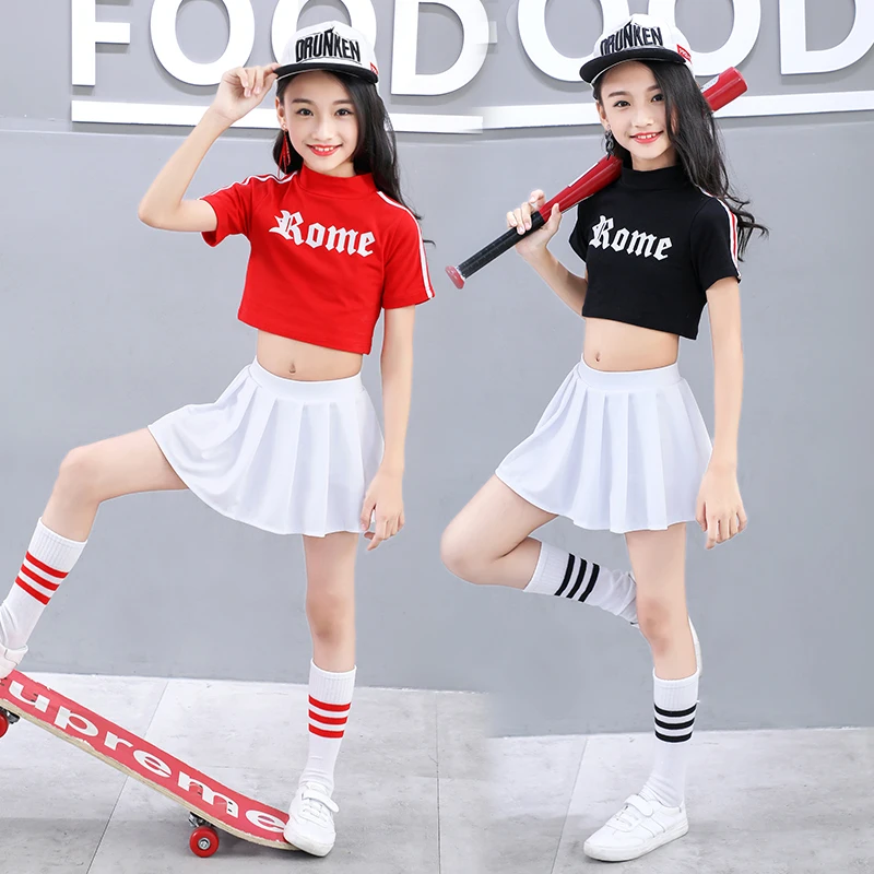 Танцевальная одежда для девочек спортивные костюмы Черлидинга гимнастики