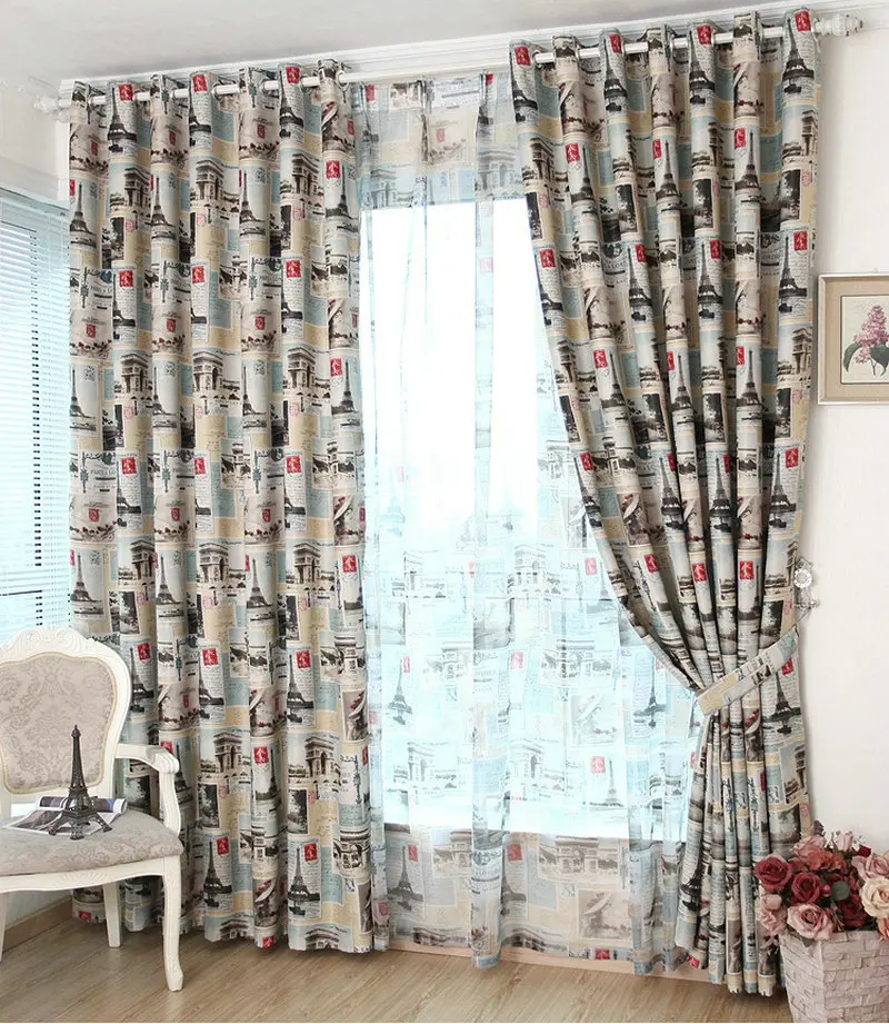 Готовые астрономические шторы с Луной/звездой/планетой Скай для детей/детские