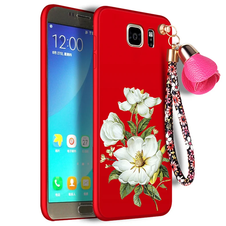 Роскошный силиконовый 3D-чехол для samsung galaxy note 5 защитный мобильный телефон с