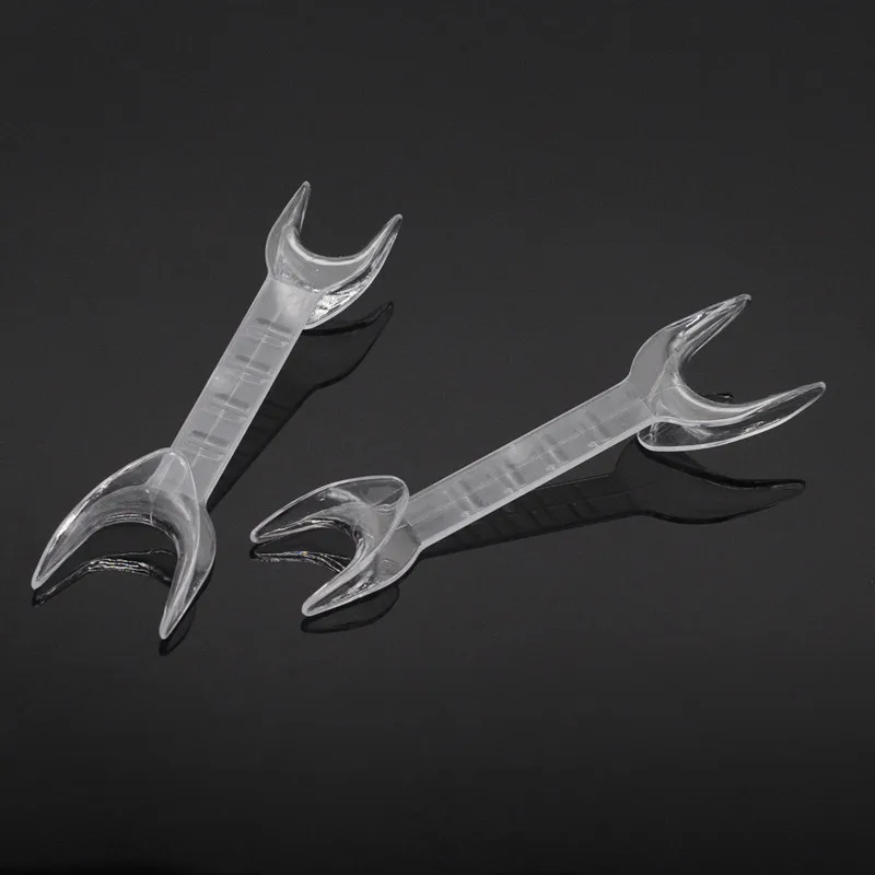

Dental Double Head Lip Retractor Intraoral Orthodontic Transparent T-Shape Dental Mouths Openers Dental Supplies