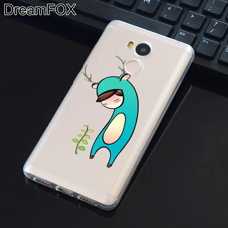 DREAMFOX L315 Bambi Soft TPU Silicone Case Cover For Xiaomi Redmi Note 3 4 5 Plus 3S 4A 4X 5A Pro Global |