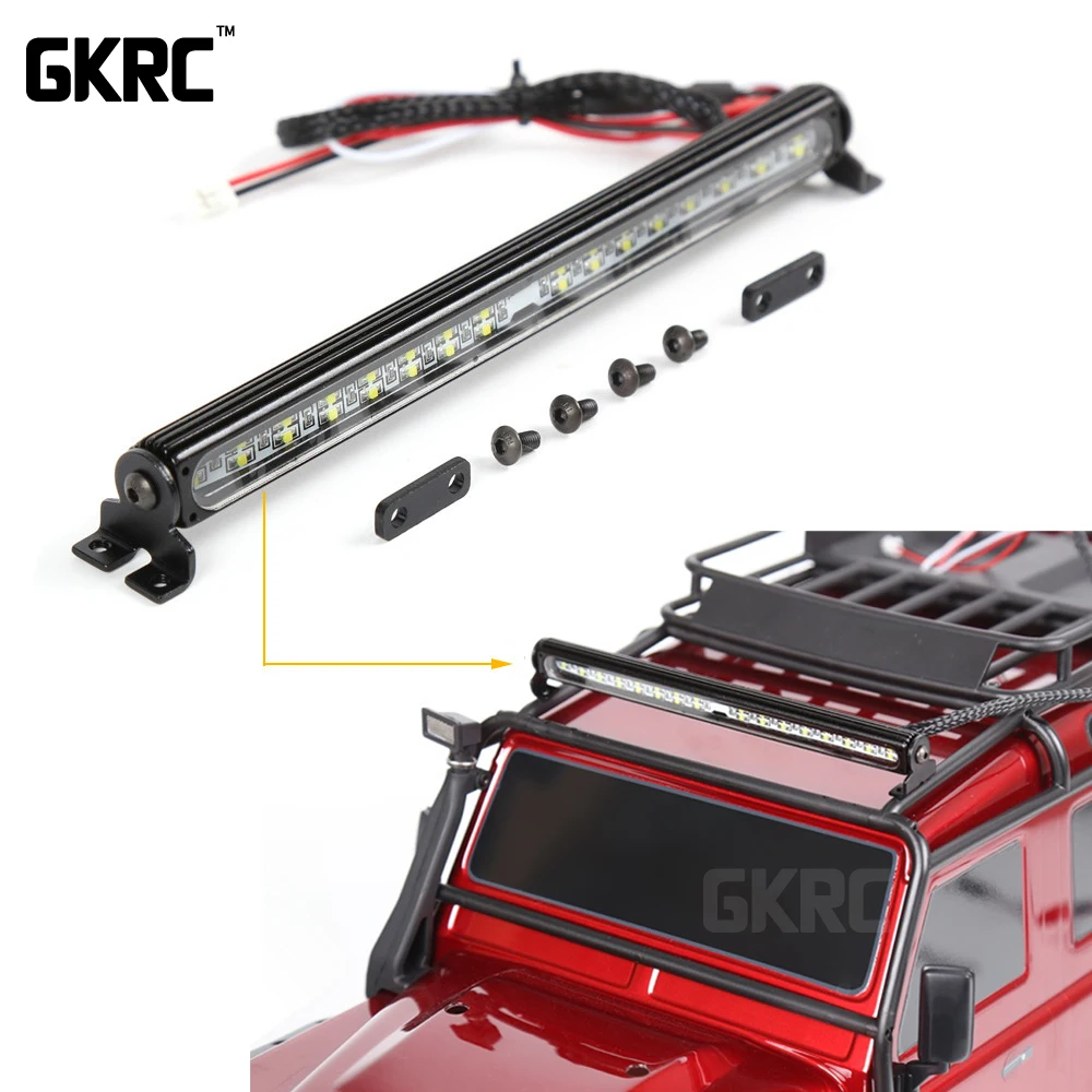 RC автозапчасти Trx4 металлическая Светодиодная лампа на крышу для 1/10 Crawler Traxxas Trx-4 Trx