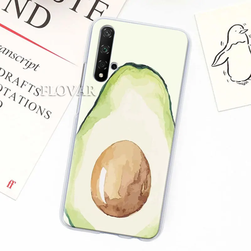 Забавный чехол для телефона Tumblr avocado s для Honor 9 10 Lite 20 Pro 8X 8A 8C 8S Y7 Y9 View 20, Жесткий Чехол из поликарбоната