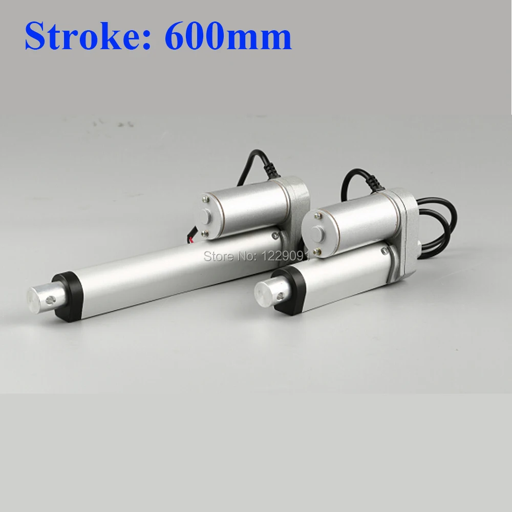 Electric Linear actuator 600mm Stroke linear motor controlle