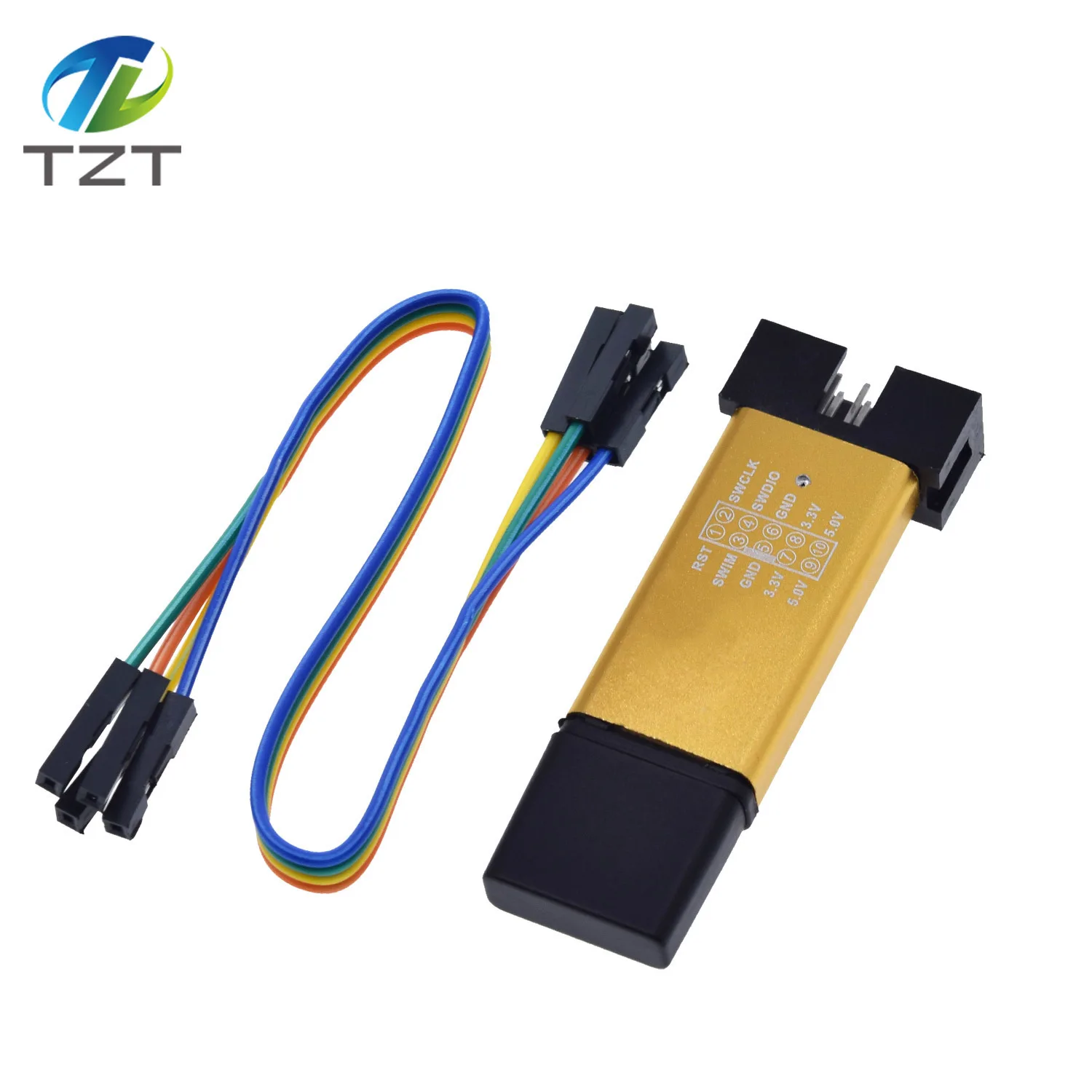 ST LINK Stlink ST-Link V2 Mini STM8 STM32 симулятор скачать программист Программирование с крышкой DuPont кабель ST Link V2