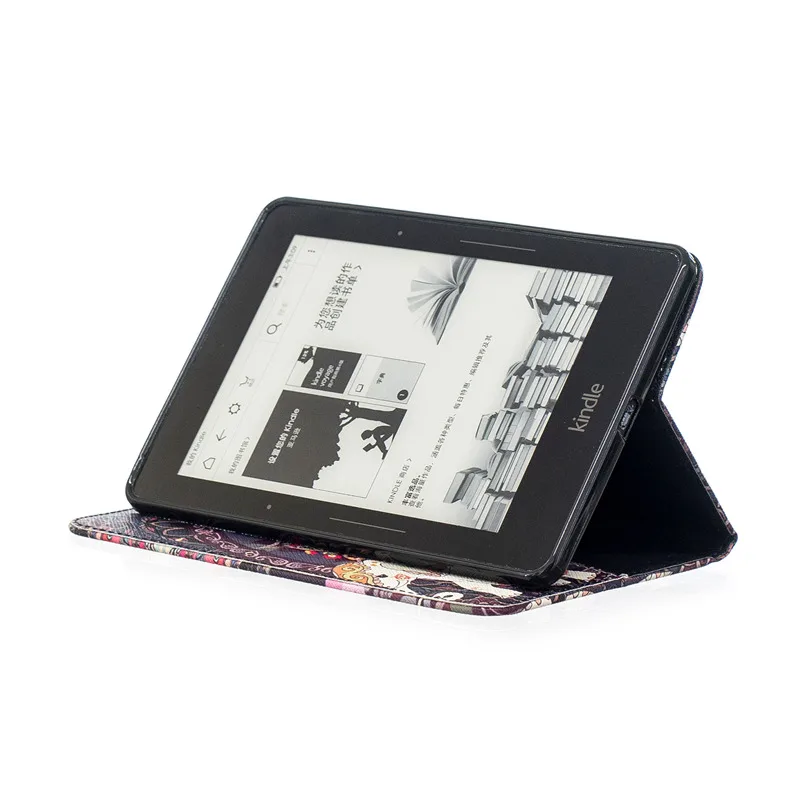 3D Печатный чехол из ТПУ для Amazon kindle Voyage 6 дюймов Чехол для электронной книги тонкий Funda для kindle Voyage чехол для сна и пробуждения+ подарки