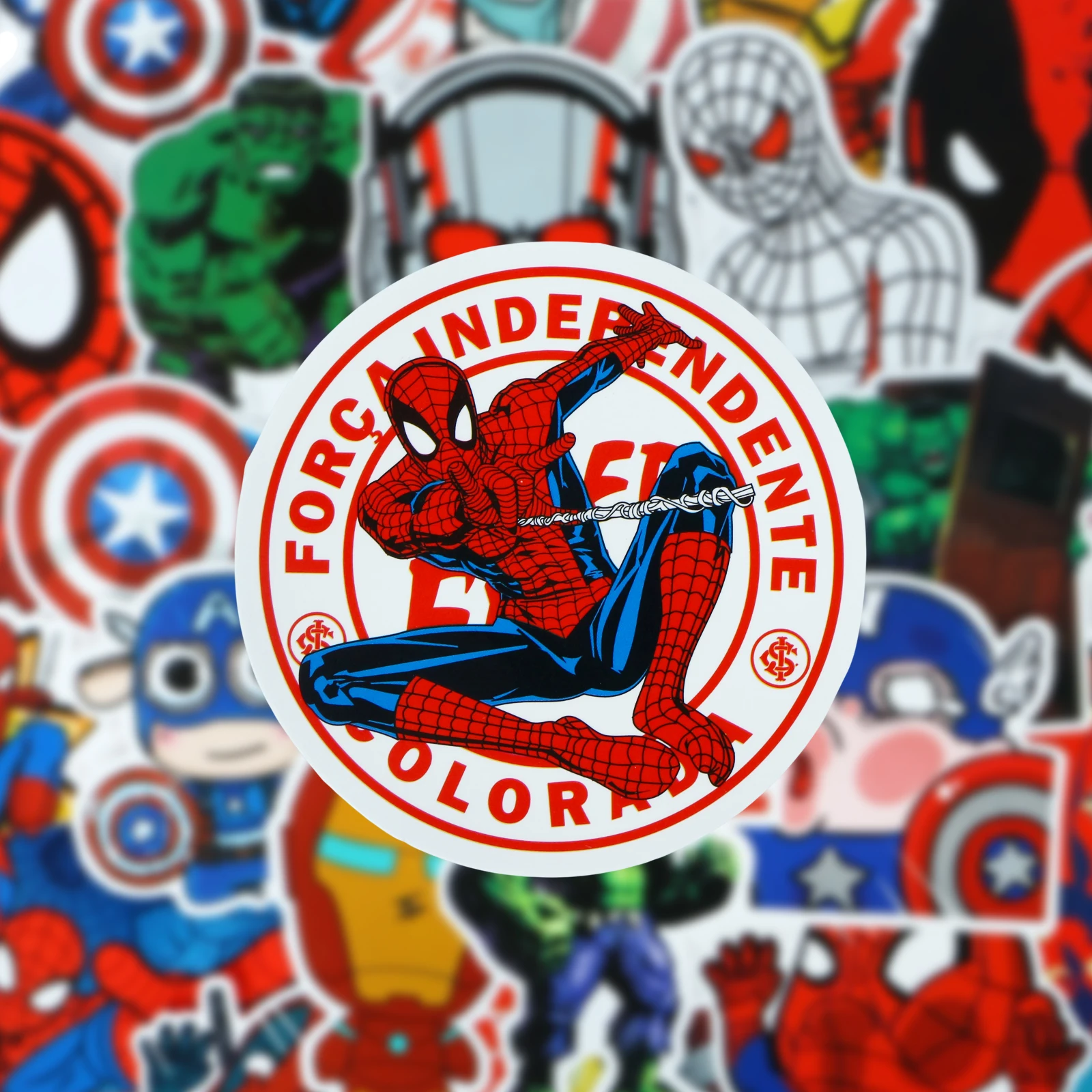50 наклеек s фильм супер герой для Marvel наклейка "Мстители" мультфильм DIY наклейки JDM багаж ноутбук мотоцикл холодильник велосипед