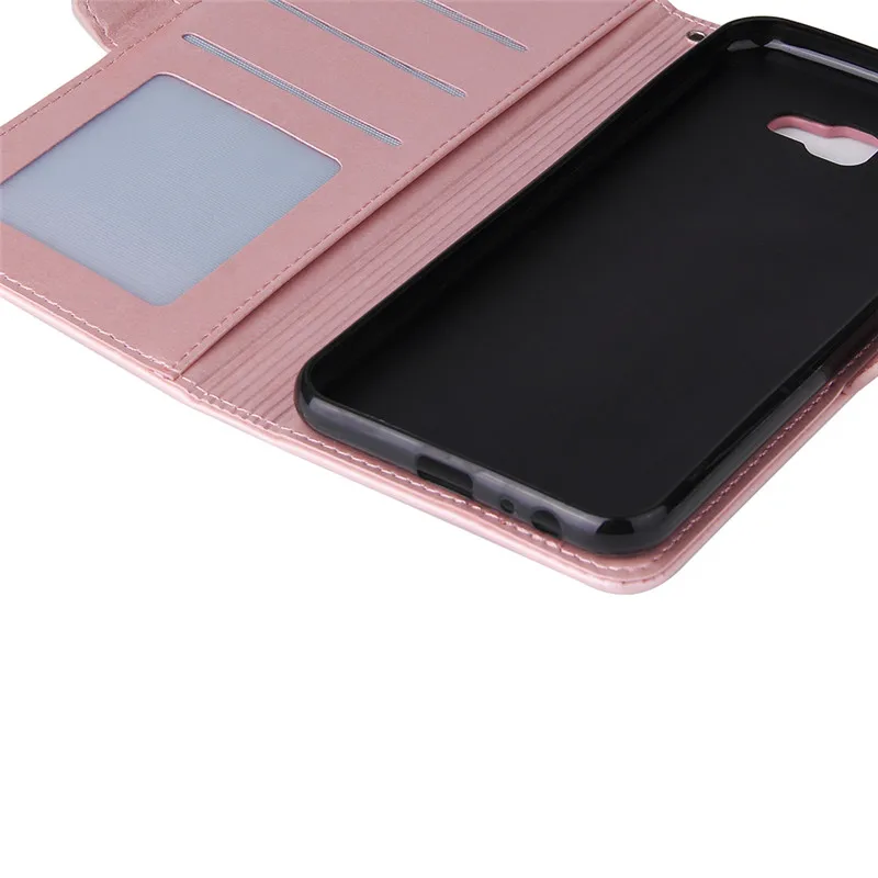 Кожаный чехол для Funda samsung Galaxy J4 Plus чехол s для samsung J4 J6 Plus Чехлы Роскошный кошелек на молнии чехол для телефона