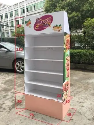 Картонная выставочная стойка розничная витрина для супермаркета | Канцтовары