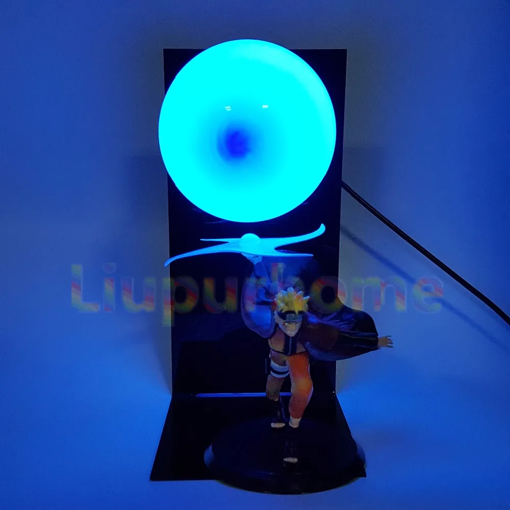 Героя аниме Наруто светодиодный светильник Rasengan модель с рисунком из Ураганные