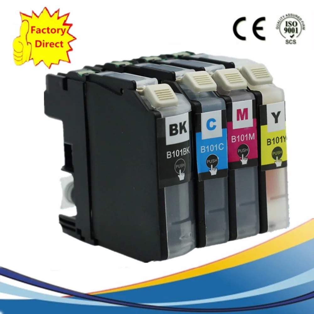 

LC101XL LC101 Ink Cartridge Replacement MFC J285DW J450DW J470DW J475DW J650DW J245 J870DW J875DW MFCJ285DW MFCJ450D