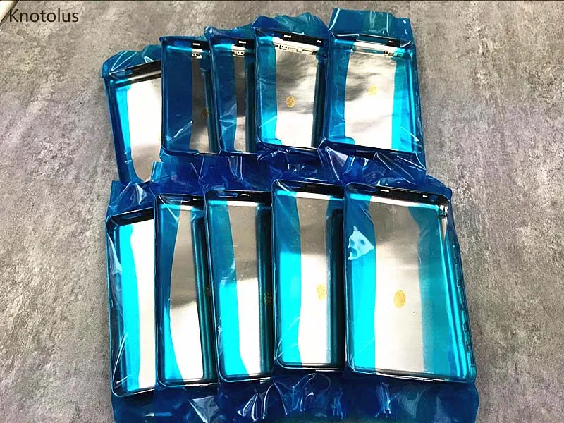 Оптовая продажа 10 шт. Тонкий серебристый плотный металлический чехол-накладка