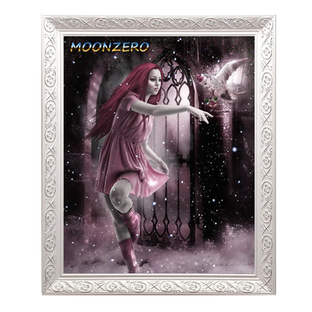 Алмазная живопись сделай сам вышивка крестиком инкрустация алмазная зима