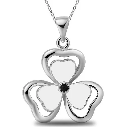 JS N198 Новое поступление ожерелье из тройного сплава золотого и серебряного цвета