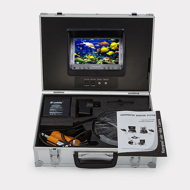 

7" Color LCD HD Underwater Video Camera System 600TV Lines Fishing Fish Finder