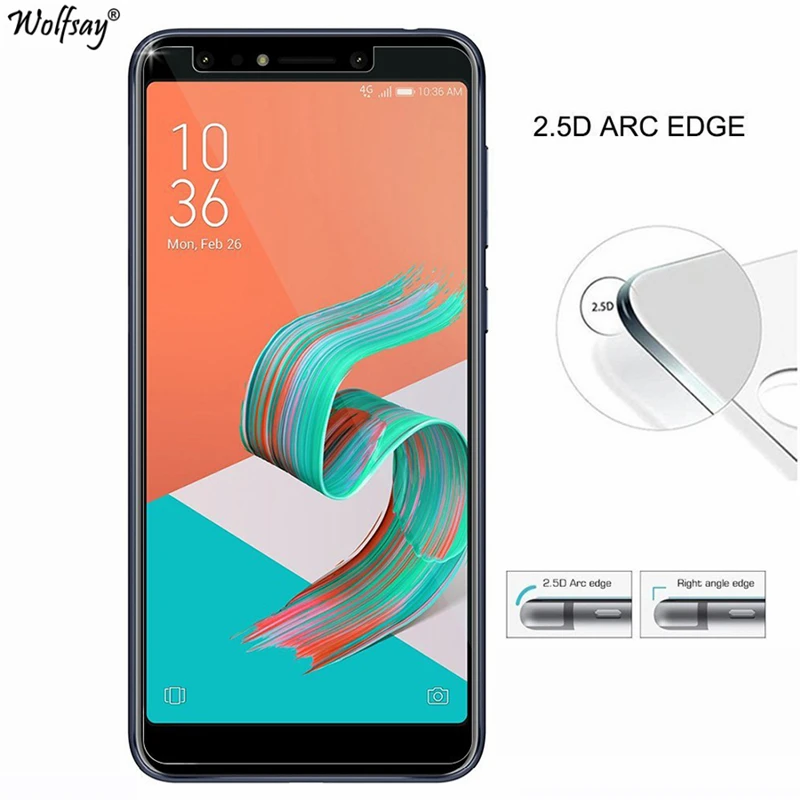 2 шт телефон Стекло для Asus ZenFone 5 Lite ZC600KL протектор экрана закаленное стекло Asus ZenFone 5 Selfie Pro ZC600KL стеклянная пленка 6"