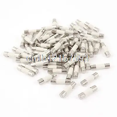 80 шт. 5 мм x 20 мм быстросохнущие керамические Предохранители 250 В 5 А