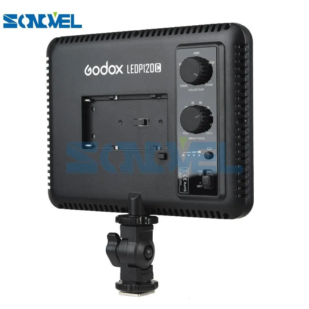 Светодиодная лампа для видеосъемки Godox 3300K ~ 5600K + аккумулятор и зарядное