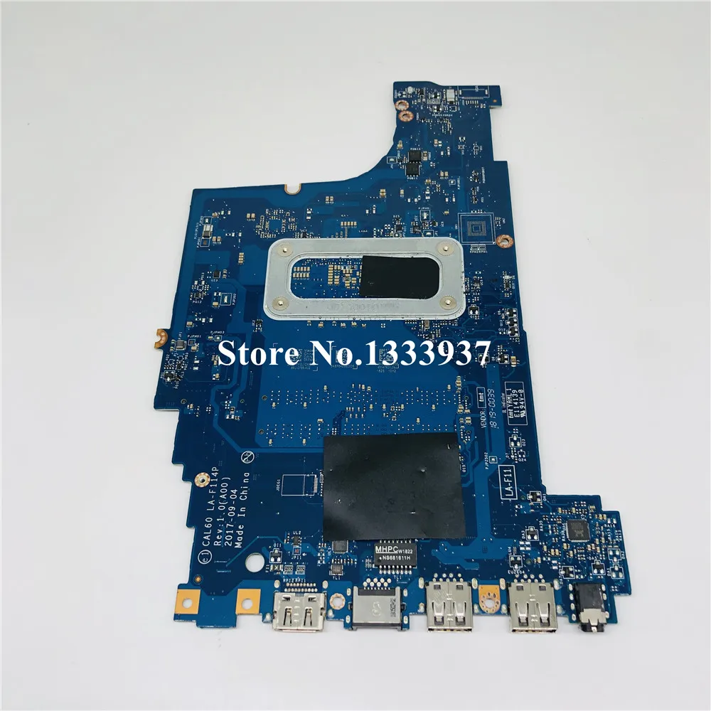 CAL60 LA-F114P для Dell OEM Inspiron 15 5570 Материнская плата ноутбука i5-8250U SR3LB CN-0F7MGJ F7MGJ 0F7MGJ