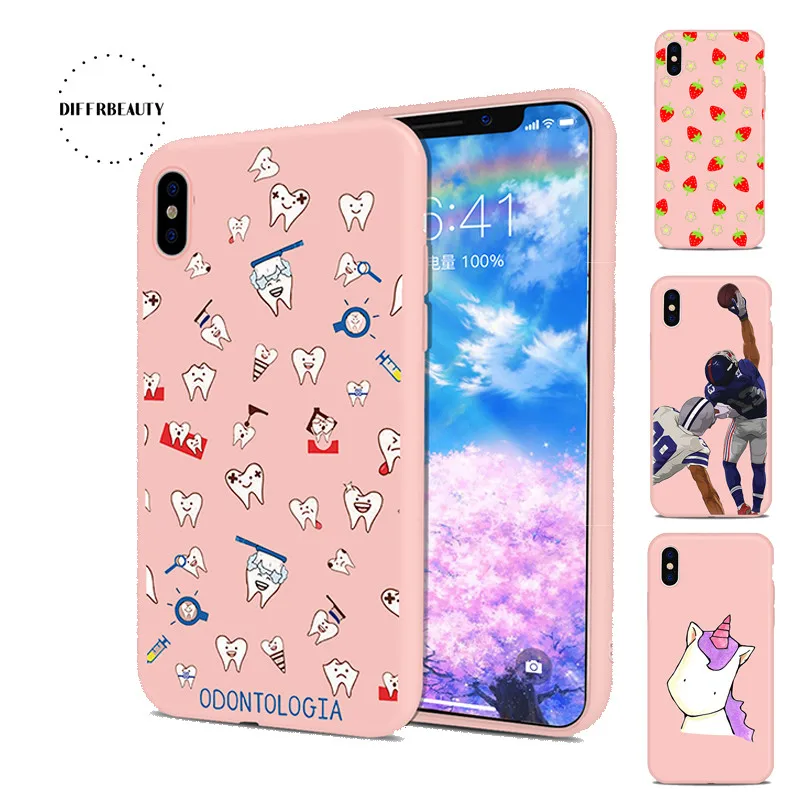 DIFFRBEAUTY милый рисунок зуб спортсмены Лето фрукты Единорог Силиконовый Мультфильм