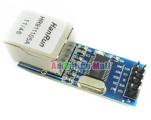 Mini ENC28J60 Ethernet LAN сетевой модуль SPI интерфейс для Arduino 51 AVR LPC STM32 10 шт./лот|interface